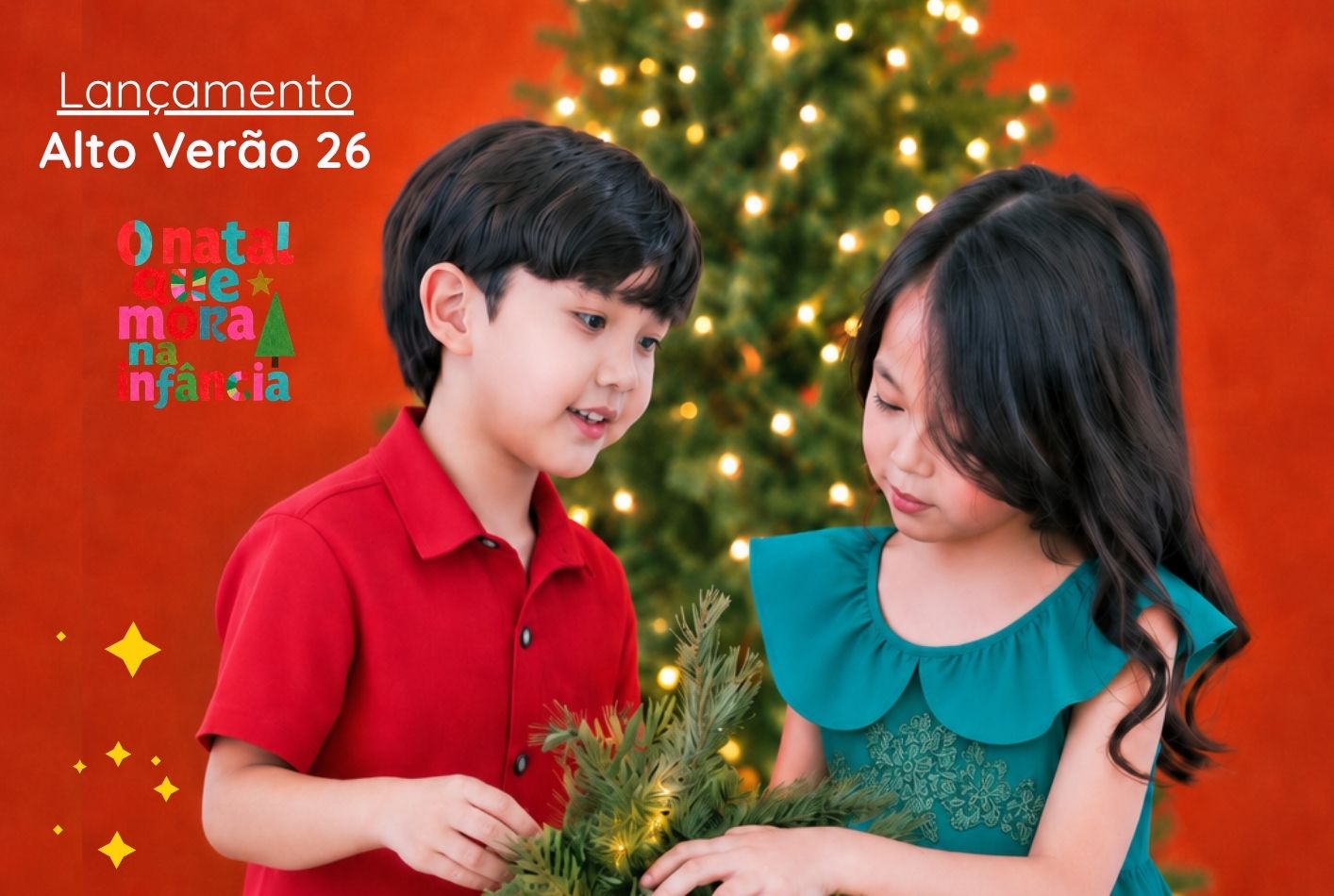 Lançamento Alto Verão 26 - Looks infantis de Natal